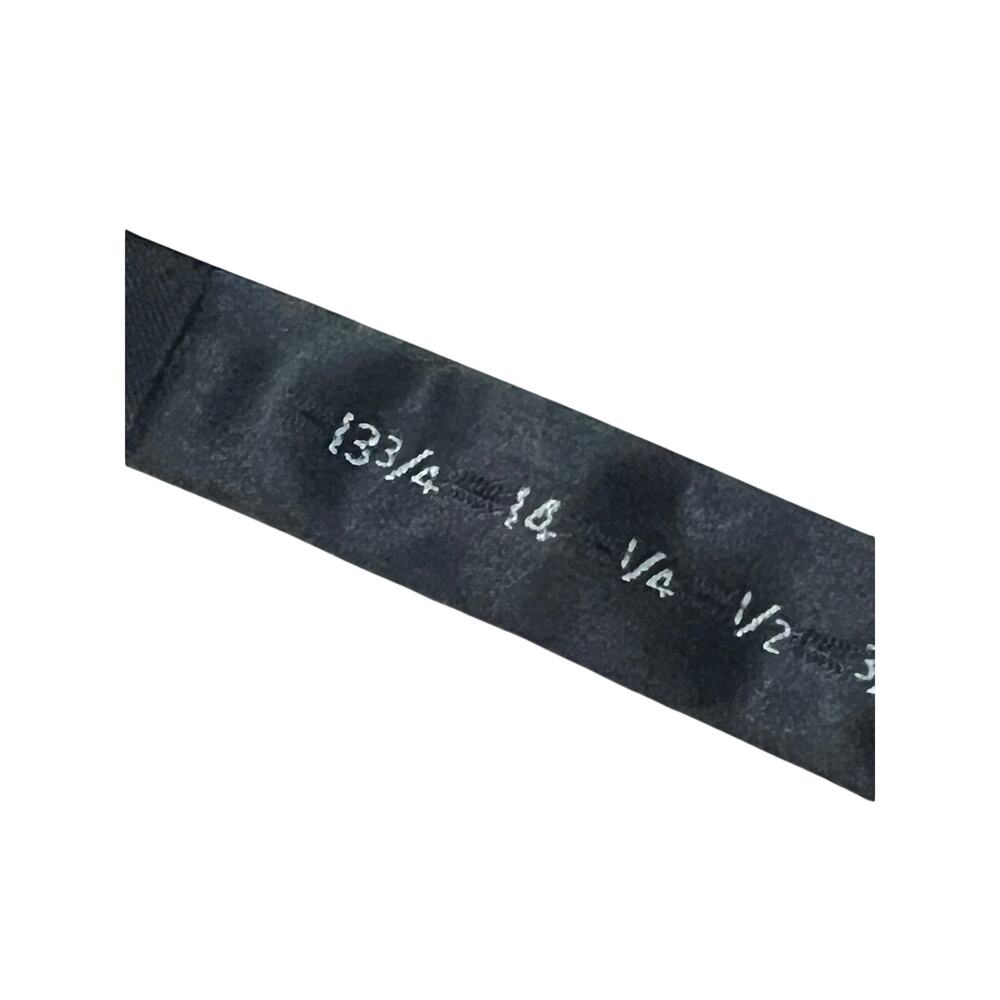 Tommy Hilfiger Black 100% Silk Bow Tie Adjustable 13 3/4 - 18 - Picture 4 of 5